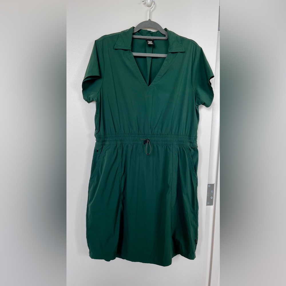 REI Forest Green Midi Dress